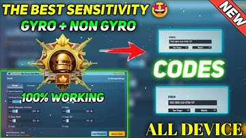 BGMI NON GYROSCOPE !! SENSITIVITY + CONTROL UPDATE 1.8.0 !! 100% WORKING.