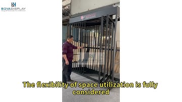 Innovative Sliding Tile Display Rack – Elevate Your Showroom