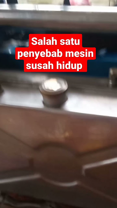 salah satu penyebab mesin fogging susah hidup