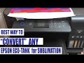 Setting up Epson EcoTank ET-2750 for Sublimation Printing