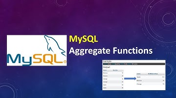 MySQL Aggregate Function GROUP BY|COUNT|SUM|AVG|HAVING
