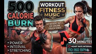 30 MIN Power Interval Training Music | 110-160 BPM | 💪 High-Intensity Gym &amp; Strength Workout Mix