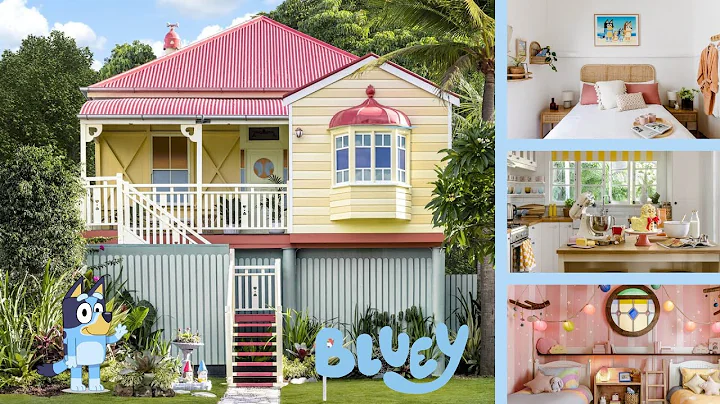 Real Life BLUEY HOUSE Visit - Come for a look at the Bluey Airbnb!