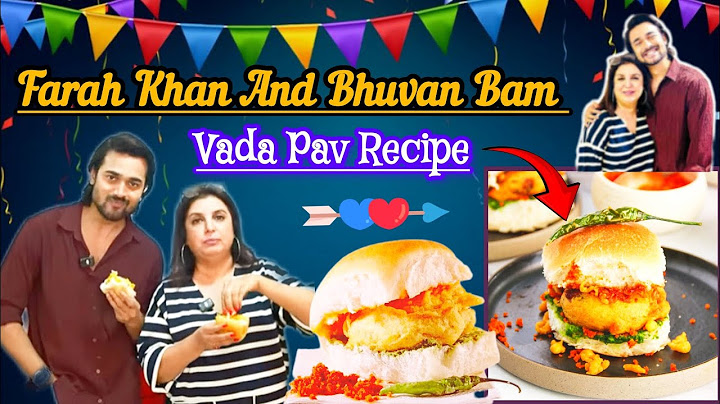 फराह खान और भुवन बाम का परफेक्ट वड़ा पाव😎! Mumbai Magic🤫: Famous Special Vada Pav With Chutney  ||