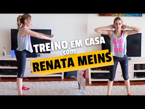 Treino para secar barriga com Renata Meins