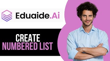 How to Add Numbered List to Lesson on Eduaide