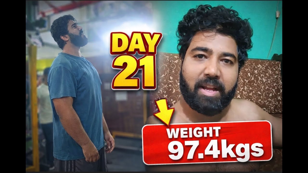 transformation day 21 weight 97.4 kgs | shoulder day