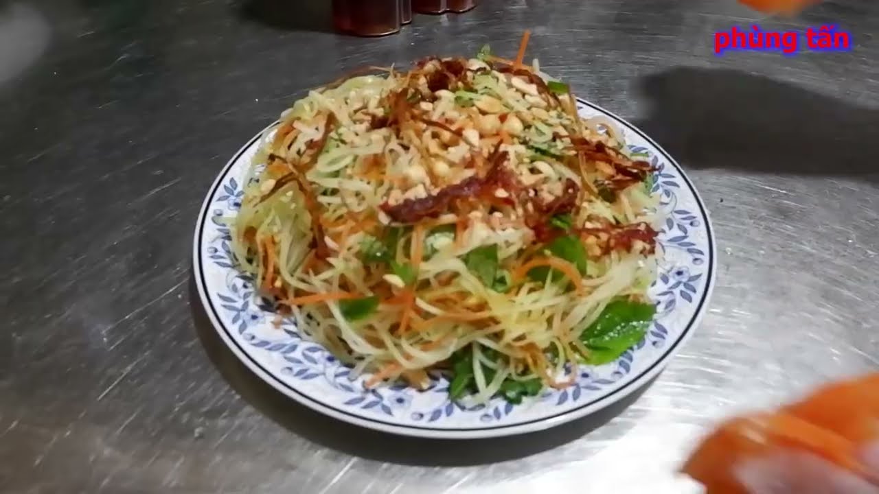 LÀM MÓN NỘM ĐU ĐỦ BÒ KHÔ NGON NHƯ NHÀ HÀNG | ẩm thực Phùng TẤN