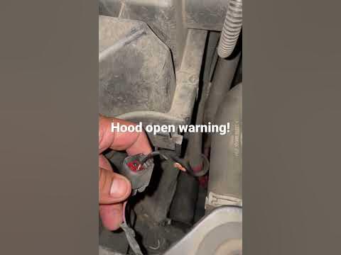 Hood open warning!bypass circuit so you don’t have to replace the hood