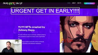 URGENT Never Fear Truth Johnny Depp NFT Project #NFT #Neverfeartruth #johnnydepp #Beanz
