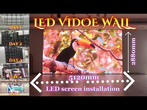 LED Display Installation–5120×2880