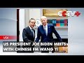 US President Joe Biden Meets with Chinese FM Wang Yi