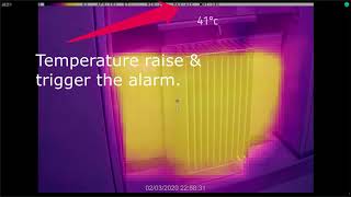 HS-T080D8 Thermal camera (Application engine room- activate fan system) screenshot 4