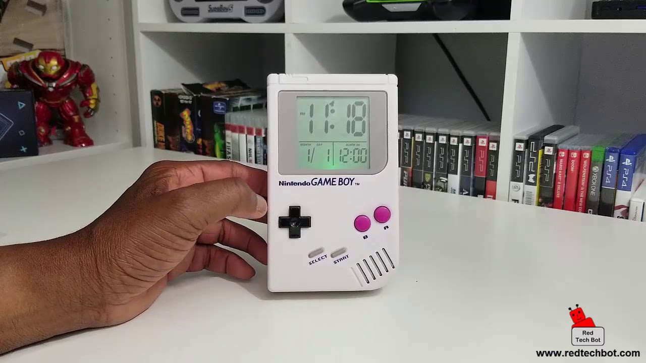 direkte kampagne fornærme Nintendo GameBoy Alarm Clock Review - YouTube