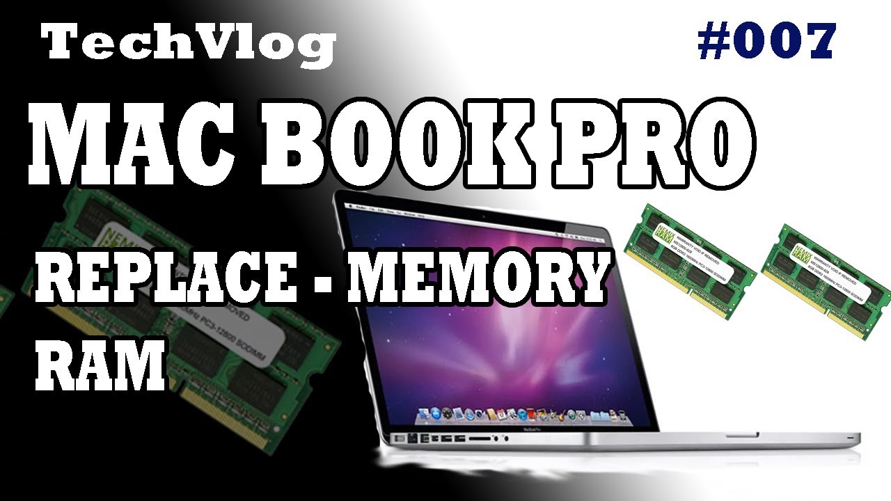 How to replace or upgrade macbook pro 2011 memory - YouTube