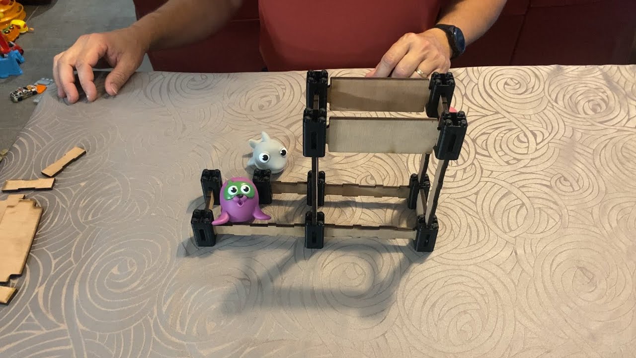 Making of a building game with Snapmaker Ray 40W laser and F350 3D printer.