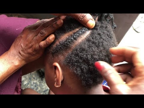 Master Gripping The Root Cornrows Short Hair Kids Hairstyle