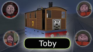 Engine arrival: Toby