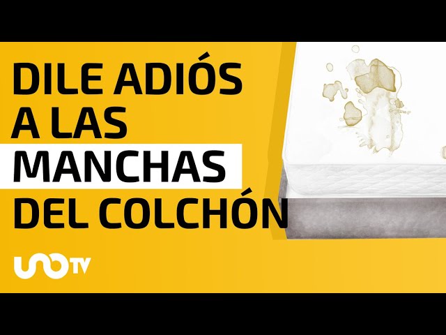 TRUCO VIRAL MANCHAS COLCHONES  El limpiador mágico para quitar las manchas  en los colchones