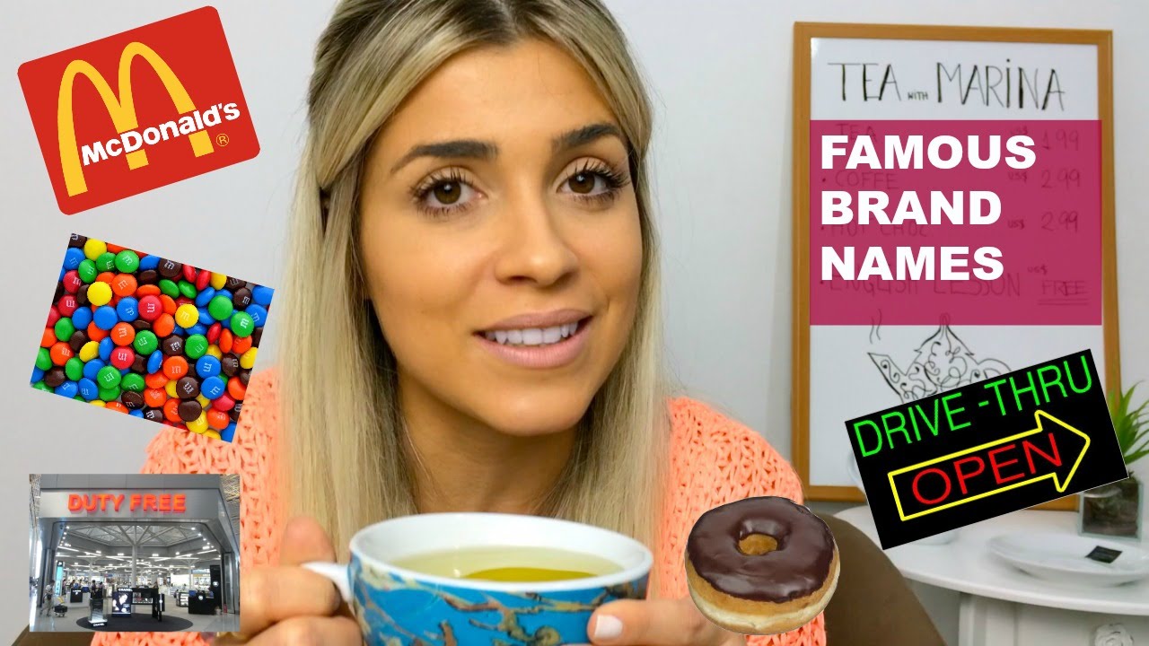 Famous Brand Names | Pronunciation | Eng