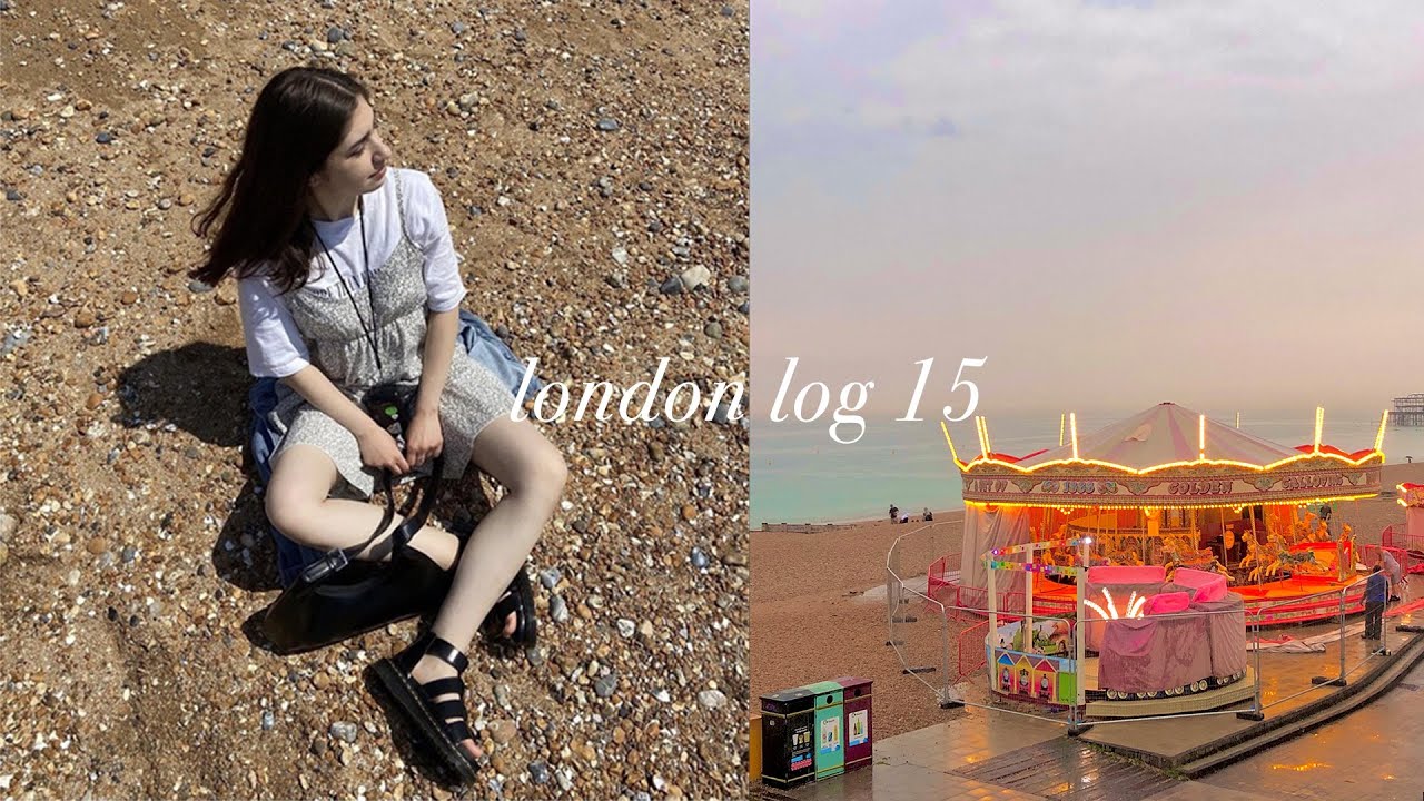 LONDON LOG 15: last week of art uni, deadline stress, rainy day in Brighton