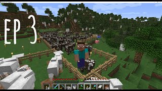 มายคราฟ 1.15.2: สร้างคอกวัว สำหรับรองรับประชากรวัว #3 | Minecraft เอาชีวิตรอด