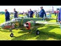 GIGANTIC 148KG B-25 MITCHELL SCALE RC APACHE PRINCESS WITH 2x 400 CC MOKI RADIAL MOTORS