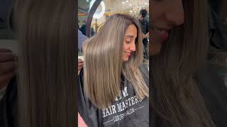 Ash hair color transformation by #sahilalihairartist #hairtransformation #hairstyle #haircolor