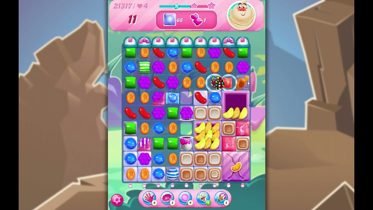 Уровень 21317 игры Candy Crush Saga