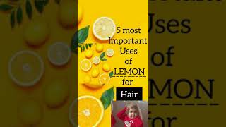 shorts | Uses of lemon for hair hair haircare hairfall remedies IndianfoodbyShweta dandruff