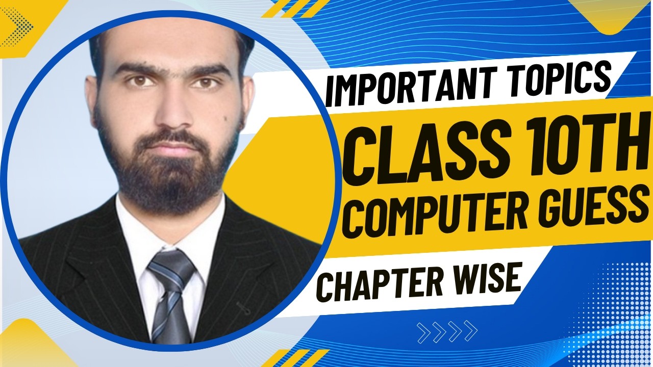 CLASS 10TH COMPUTER IMPORTANT TOPICS | CHAPTER WISE % | SHORT & LONG ...