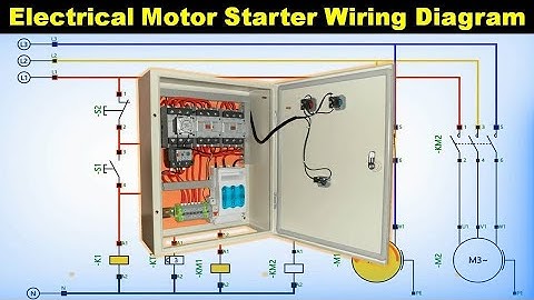 Electrical Starter Wiring Diagram for Two Motor using Timer @ElectricalTechnician