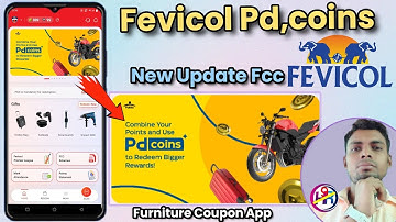 Fevicol Pd Coins || New Update Pidi Coins Fcc Coupon App Mein  | Redeem Gift Fevicol PD Coins