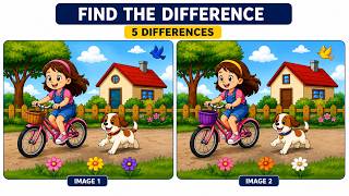 Spot 10 Differences Challenge 🦝 | Can You Find All 10? | Fun Brain Teaser Puzzle Game