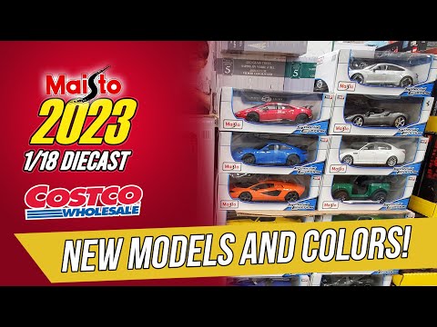 2023 MAISTO 1/18 at COSTCO New Models & Colors!! 