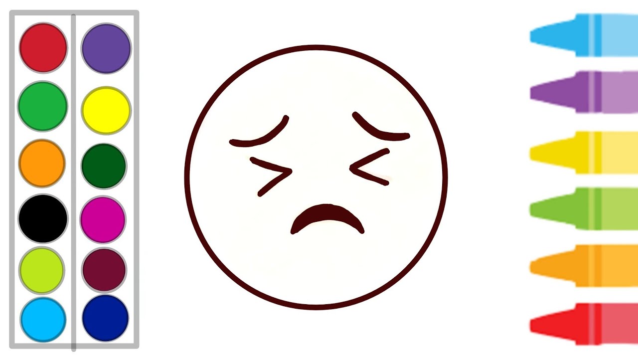 Persevering Face || How to draw emojis || emojis drawing part 8