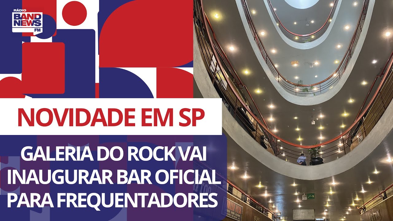 Galeria do Rock vai inaugurar bar oficial para frequentadores, diz sindico  