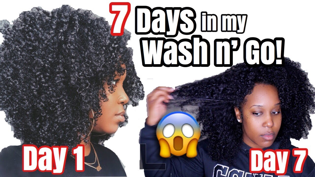 7 DAYS IN MY WASH AND GO!! | A WEEK IN MY NATURAL HAIR!!!