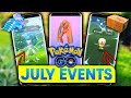 *JULY EVENTS* in POKEMON GO! SHINY MEWTWO, DEFENSE DEOXYS &amp; MORE COMING SOON!