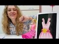 Ein neues Kleid für Barbie. Video für Mädchen.