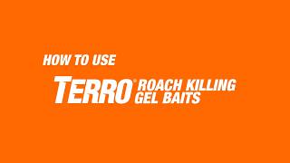 How to Use TERRO Roach Killing Gel Baits