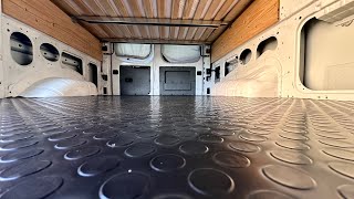 Installing Polyvinyl (Rubber-Like) Flooring In My Conversion Van