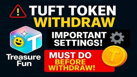 Treasure Fun || How to Change BEP-20 Address in Treasure Fun || Important Settings to withdraw TUFT