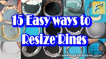 13 Ways + 2 you never heard of - How to Resize a Ring?  Loose ring Hacks to make ring smaller