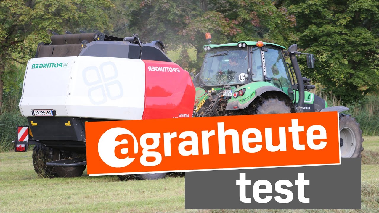 Knallhart gewickelt:  Die Pöttinger Impress 3190 v pro