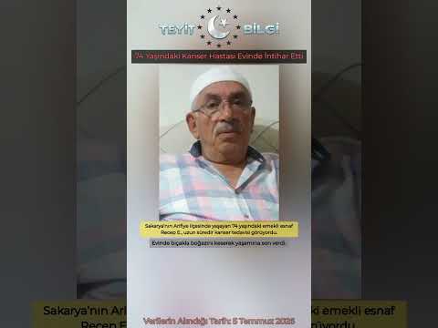 74 Yaşındaki Kanser Hastası Evinde İntihar Etti