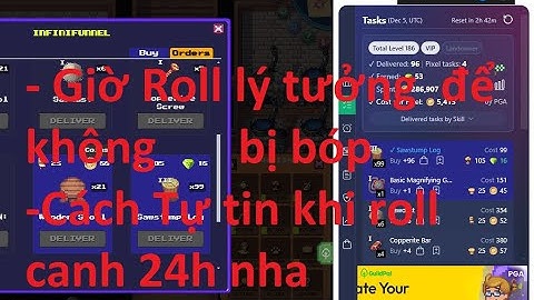 Pixels 2.5 Hướng dẫn chơi game pixels kiếm tiền cho người mới chapter 2.5 phần 10. Roll task pixel