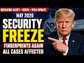 WARNING: USCIS Security Freeze Starts Today Re Running Fingerprints for ALL Pending Cases.