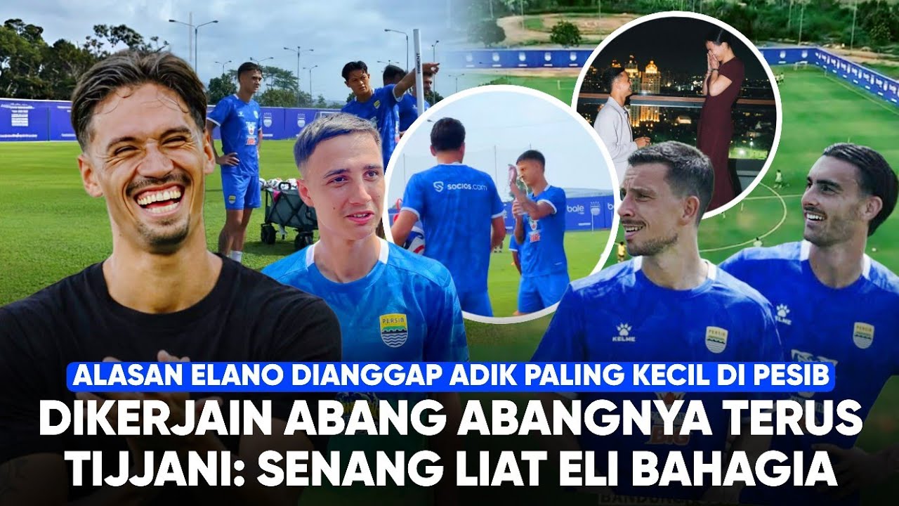 Rame Rame Pada Ngerjain Eliano ''Dia Kami Anggap Adik Para Pemain'' Bikin Tijjani Ikut Tersenyum