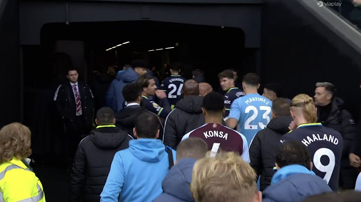 Jack Grealish and Emiliano Martinez clash at half time. Aston Villa 2-0 Manchester City #highlights